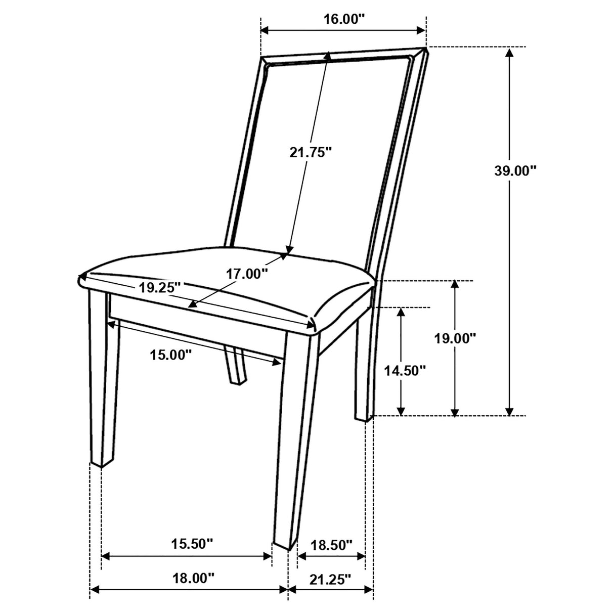 Carlos - Dining Side Chair (Set of 2)