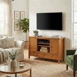 Warm Shaker - Transitional Style TV Media Stand