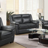 Jacob - Loveseat With Pillow Top Arms Upholstery - Gray