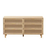 6 Drawer Storage Modern Cabinet For Bedroom