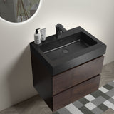 Alice - Bathroom Vanity Wall Mounted With Sink, Large Storage