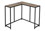 Corner Accent Console Table For Entryway, Unique L-Shaped Design