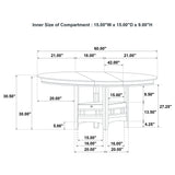 Davis - 5 Piece Oval Extension Leaf Dining Set With Pedestal Base - Light Oak