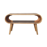 Solid Wood Open Coffee Table