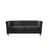 Button Tufted 3 Seater Sofa For Living Room