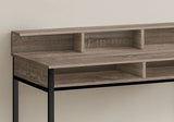 Computer Desk For Home Office, Standing, Storage Shelves, Laptop, Contemporary & Modern