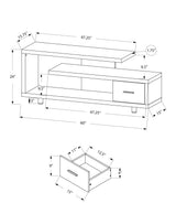 TV Stand, Console, Media Entertainment Center Storage Cabinet, Contemporary & Modern