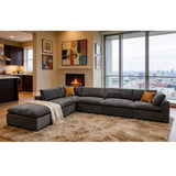 Custom Configuration Modular Sectional & Toss Pillows