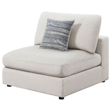 Duncan- Armless Chair With Removable Cushions