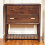 Regency - Woven 2 Drawer Nightstand - Brown