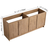 Freestanding Bathroom Vanity & Soft Close Cabinet Doors, Excluding Sink