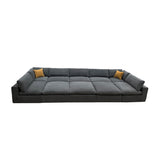 Custom Configuration Modular Sectional & Toss Pillows