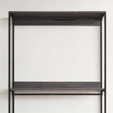 Monica - Farmhouse Industrial Wood Walk In Closet