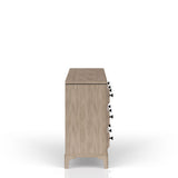 6 Drawer Dresser - Sand - Wood