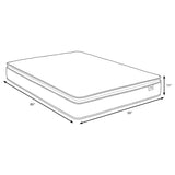 Constance - 11" Pillow Top Hybrid Mattress With Memory Foam And Open Coils