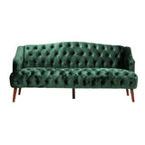 Comfy 3 Seat Sofa With Wooden Legs, For Living Room And Study