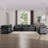 Elegant Oversized Sectional Sofa Set With Deep Seats And Flexible Layout