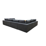 Custom Configuration Modular Sectional & Toss Pillows