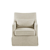 Traditional Design London Skirted Swivel Chair