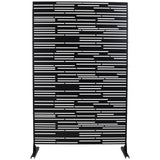 Outdoor & Indoor Freestanding Metal Privacy Screen