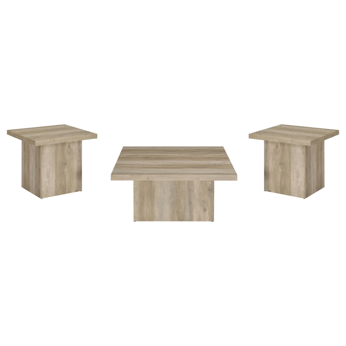 Eldridge - Coffee Table Set With Square Tops