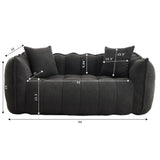 Cozy Beanbag Chair With High Resilience Foam Core For 2