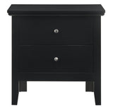 English Dovetailed Drawers Nightstand