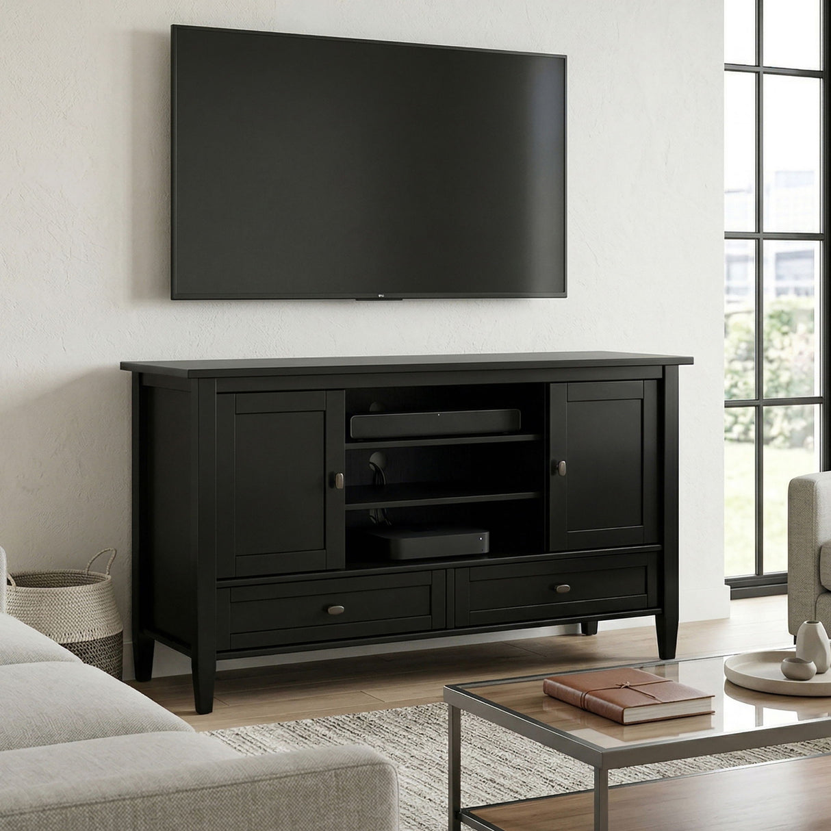 Warm Shaker - TV Media Stand Handcrafted