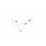 Upholstered Rectangle Ottoman
