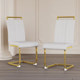 Side Dining Room Chair, Padded Seat High Back
