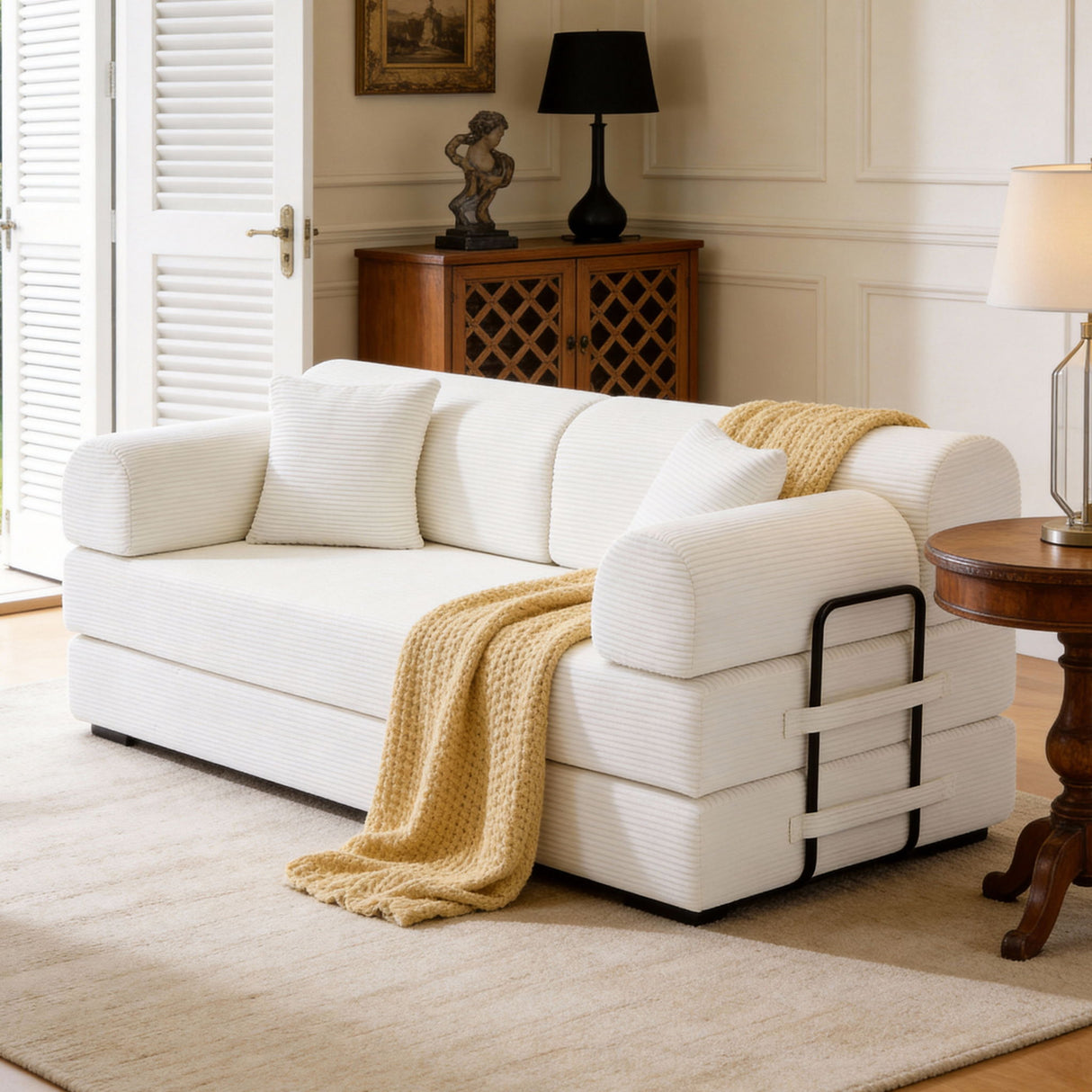 Convertible Sleeper Sofa Bed For Living Room