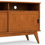 Draper - Handcrafted Mid Century Low TV Media Stand