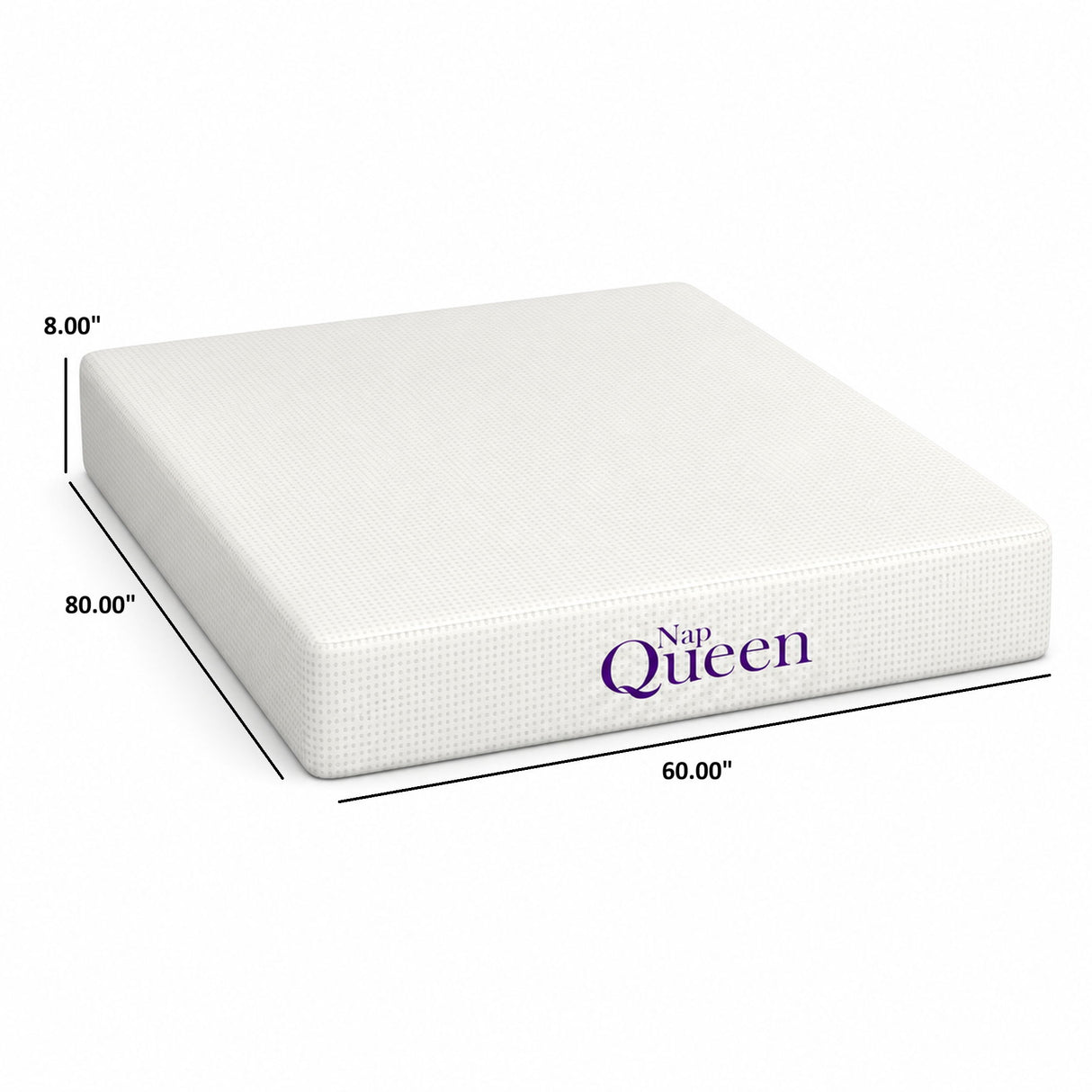 8" Memory Foam Mattress With Charcoal Infusion And Silky Mesh Cover
