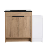 Freestanding Bathroom Vanity & Sink And Storage Cabinets, Soft Closing Doors