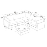 Modular Sectional With Custom Configuration