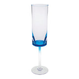 Oval Halo - Acrylic Champagne Flutes (Set of 4)