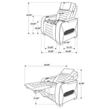 Isadora - Power Recliner With Dual Power Adjustments - Black