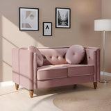 Chesterfield Loveseat 2 Seater Couch For Living Room