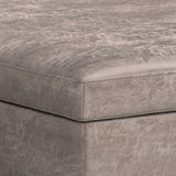 Owen - Multifunctional Square Coffee Table Storage Ottoman