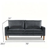 Upholstered Sofa, 3 Seater Couch For Living Room