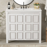 Bathroom Vanity Organizer With Sink, Combo Cabinet Set, Bathroom Storage Cabinet