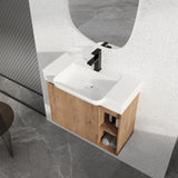 Wall Mounted Bathroom Vanity & Sink & Soft Close Door