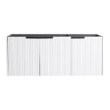 Contemporary Wall Mounted Bathroom Vanity With Soft Close Doors