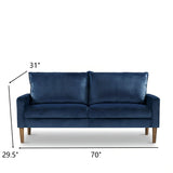 Upholstered Sofa, 3 Seater Couch For Living Room