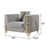 Contessa - Accent Chair - Gray
