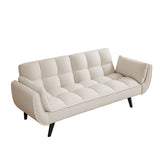 Sofa Soft Two Armrests Throw Pillow Pillow Comfortable Fit Apartment Bedroom Small Space