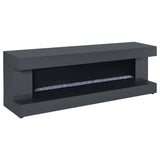 TV Stand Fireplace Console With Bluetooth Speaker