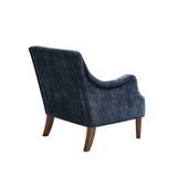 Button Tufted Accent Chair Vintage Style