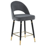 Open Back Counter Height Stools (Set of 2)