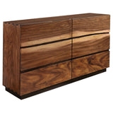 Beverly - 6 Drawer Dresser - Walnut